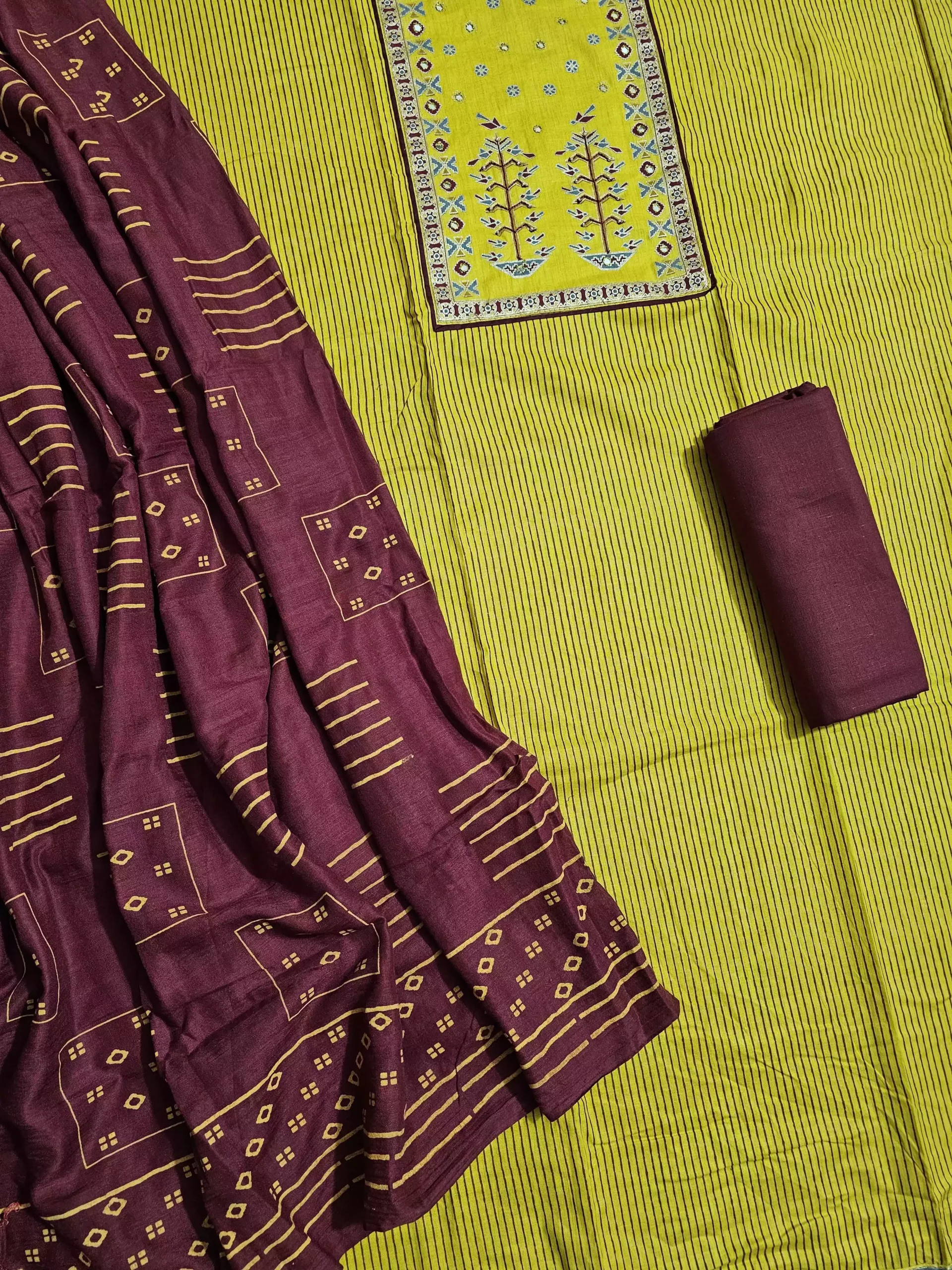 Kantha Work Dress Material - Buy Kantha Work Suits Online in India l iTokri  आई.टोकरी